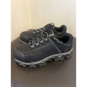 TIMBERLAND‎ PRO WOMEN'S BLACK Anti Fatigue Alloy Safety Toe Sz 8